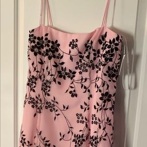 NWT Full length, spaghetti strap dress 13/14